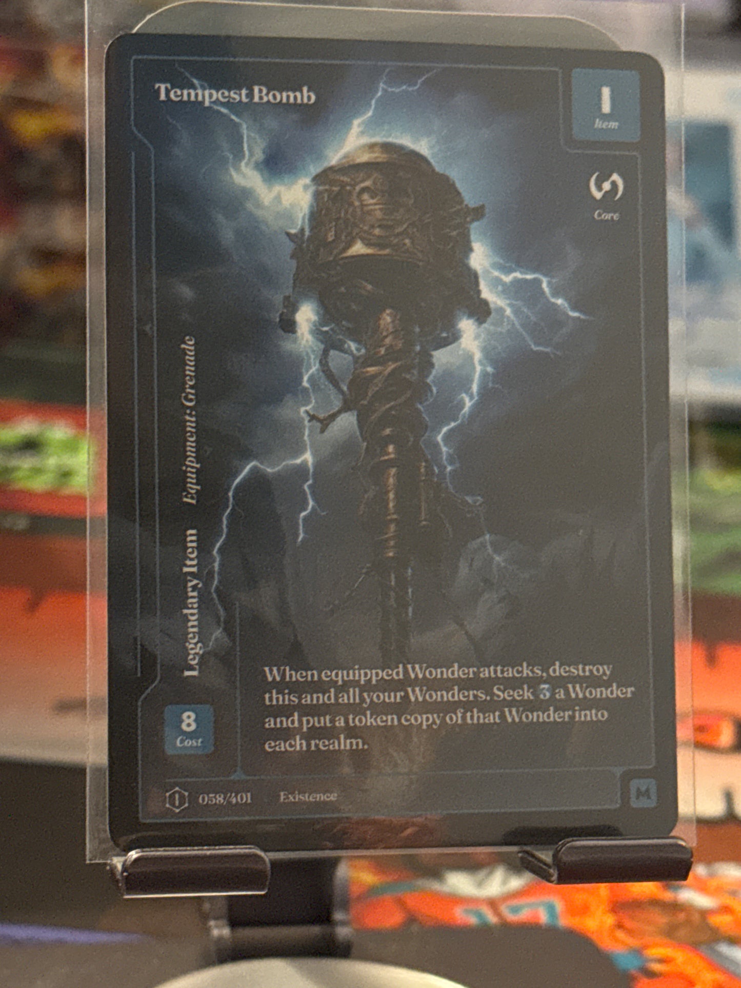 Tempest Bomb Formless Foil First Edition