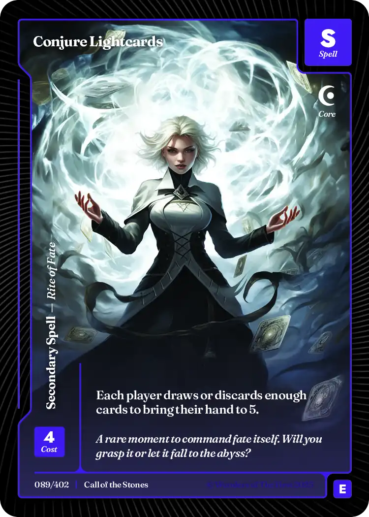 Conjure Lightcards