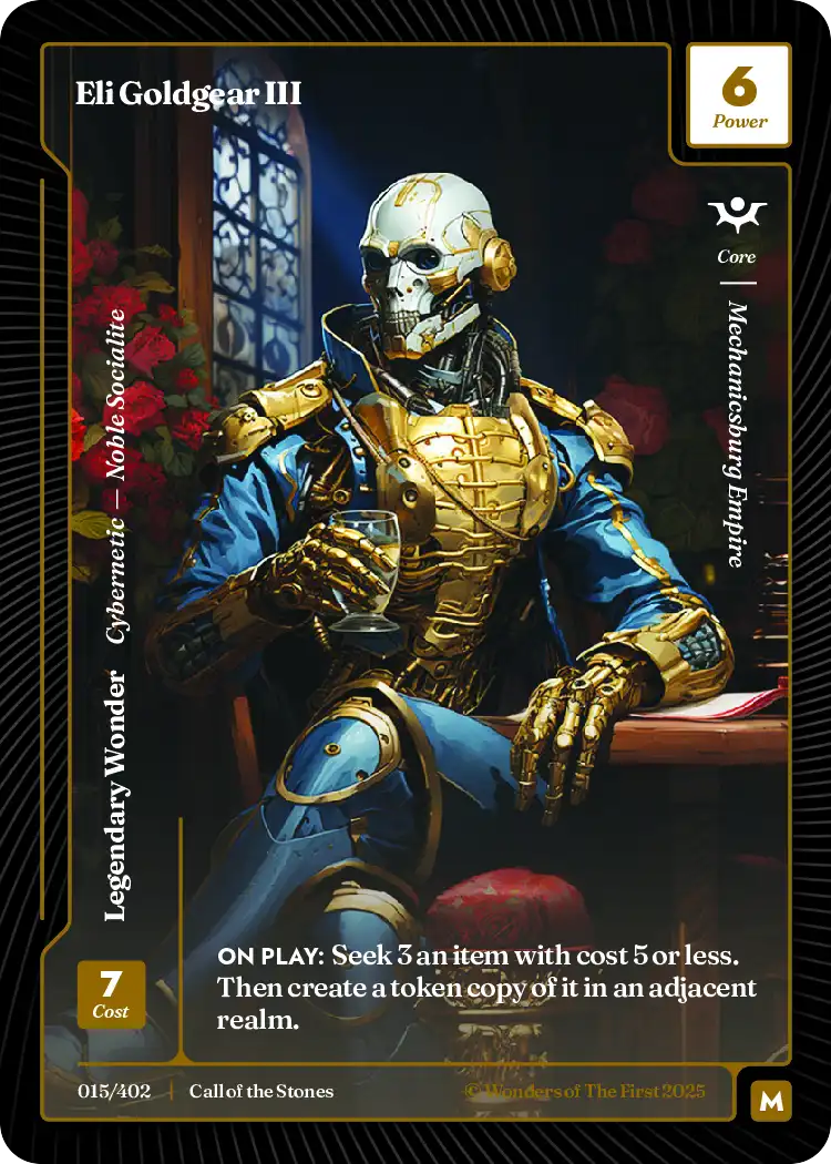 Eli Goldgear III