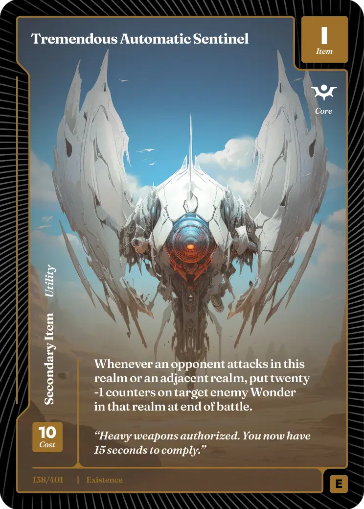 Tremendous Automatic Sentinel