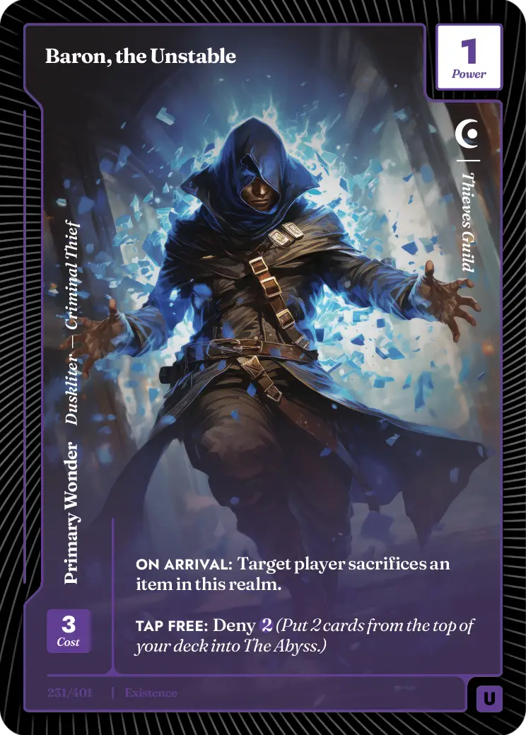 Baron, the Unstable