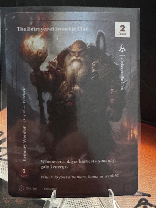 The Betrayer of Ironskin Clan