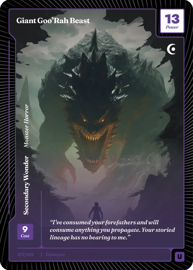 Giant Goo'Rah Beast
