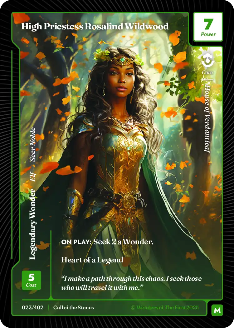 High Priestess Rosalind Wildwood
