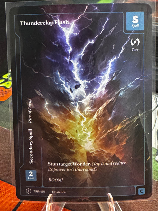 Thunderclap Flash Formless Foil First Edition