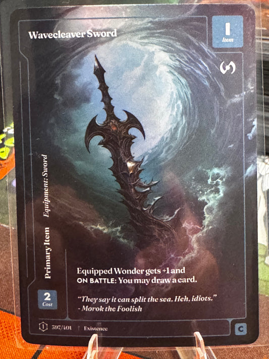 Wavecleaver Sword Formless Foil First Edition