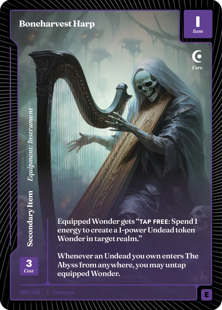 Boneharvest Harp