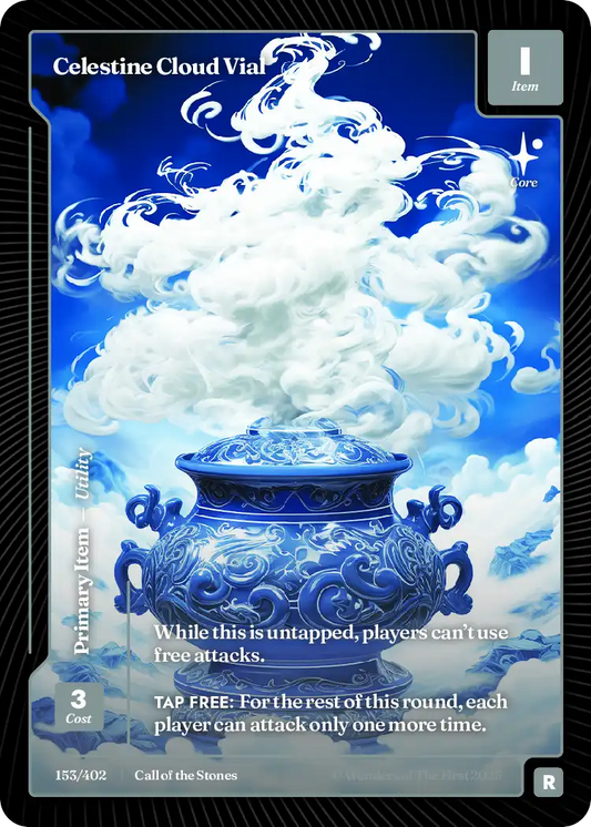 Celestine Cloud Vial