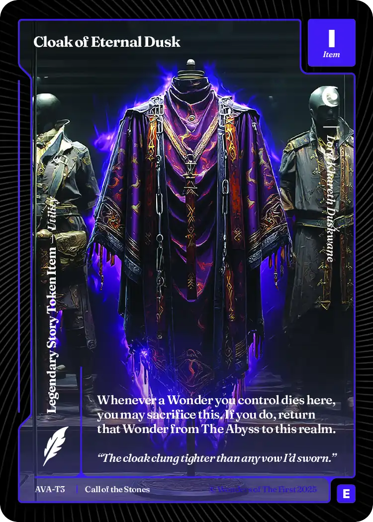 Cloak of Eternal Dusk