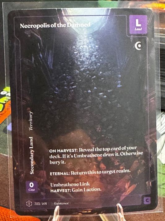 Necropolis of the Damned Formless Foil First Edition