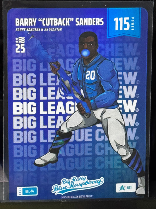 Barry “Cutback” Sanders Big League Chew N25 exclusive