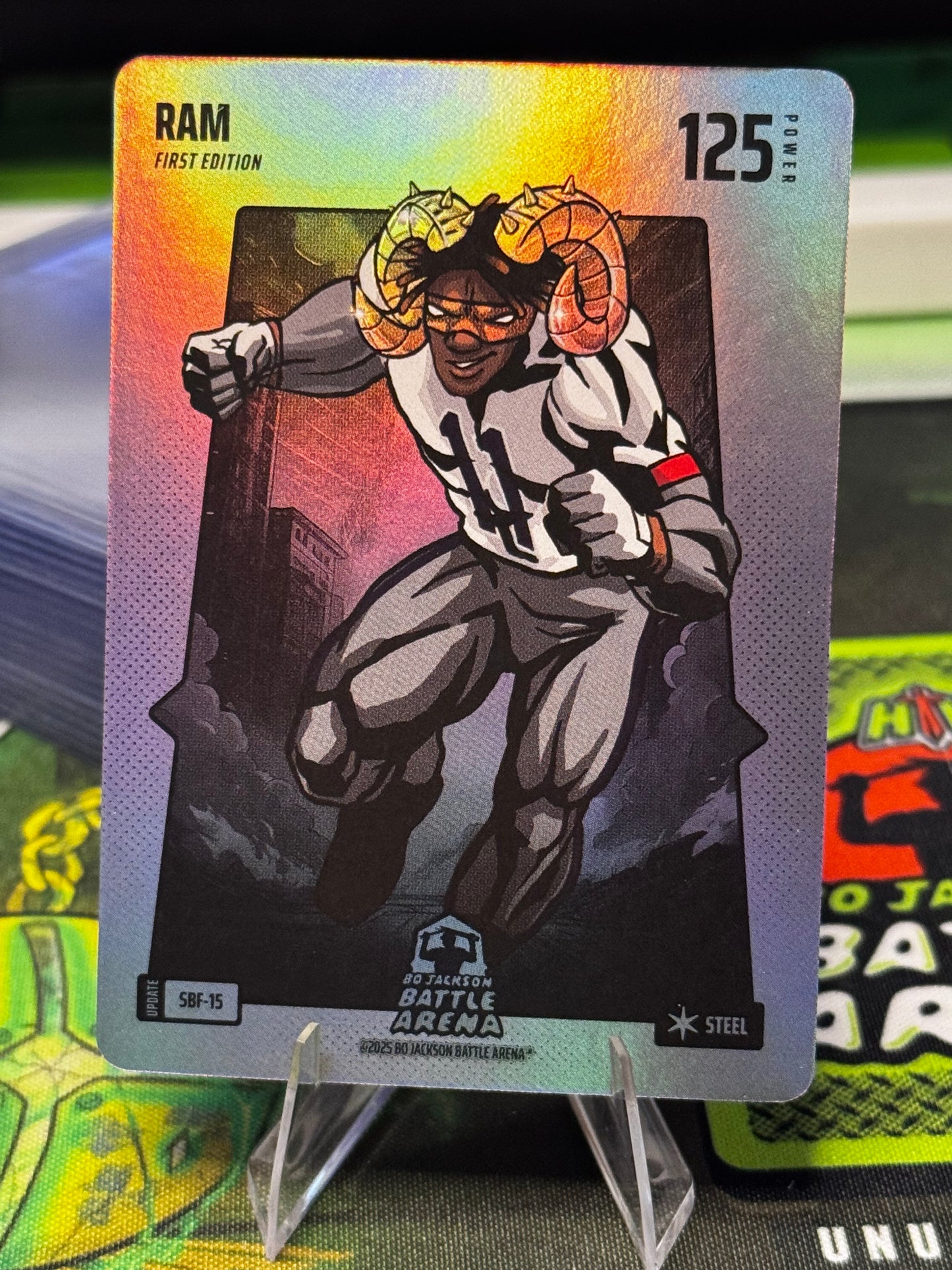 Ram Silver Battlefoil Steel