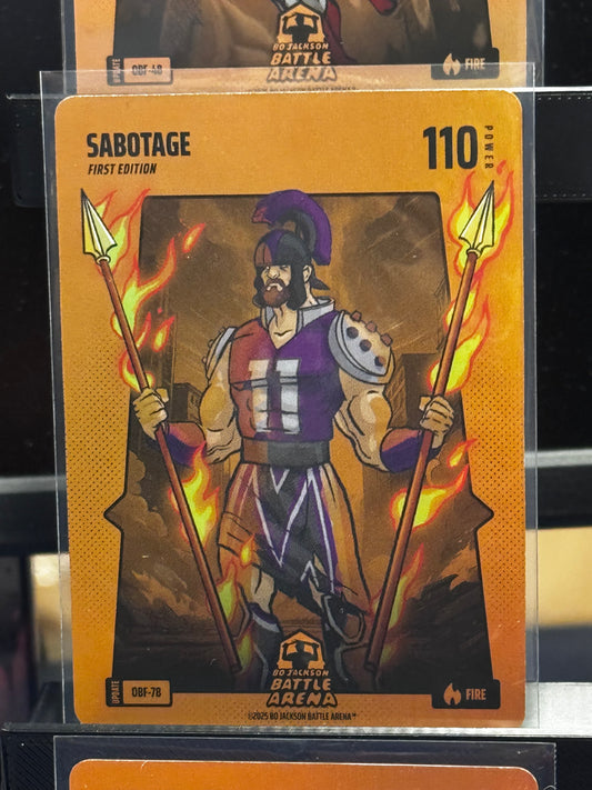 Sabotage Orange Battle Foil