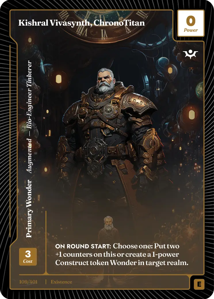 Kishral Vivasynth, Chrono Titan
