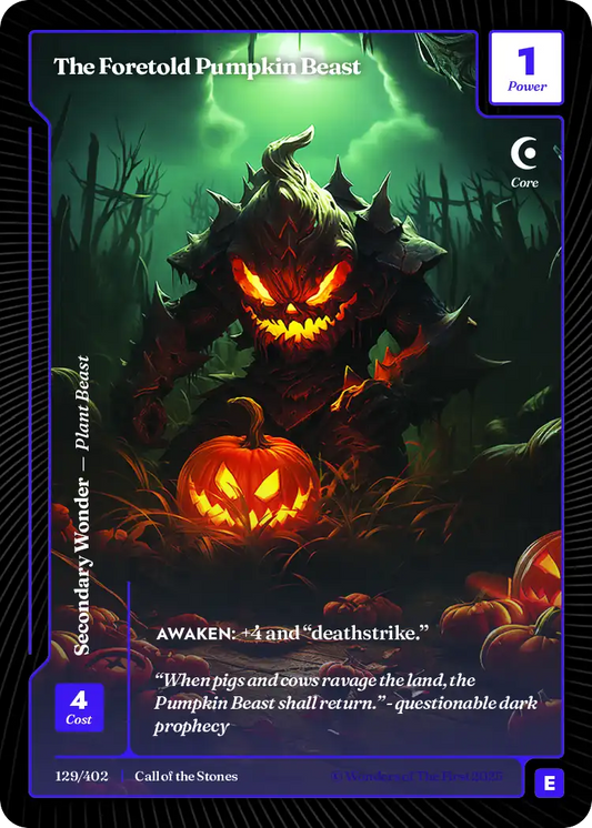 The Foretold Pumpkin Beast