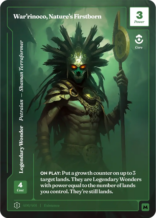 War'rinoco, Nature's Firstborn